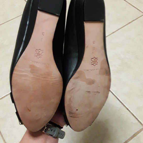 Black wedged flats - Picture 2 of 3